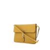 Gucci Jackie shoulder bag in yellow mustard grained leather - 00pp thumbnail