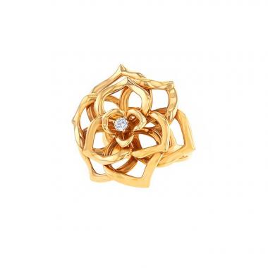 Bague Piaget Rose en or jaune et diamant