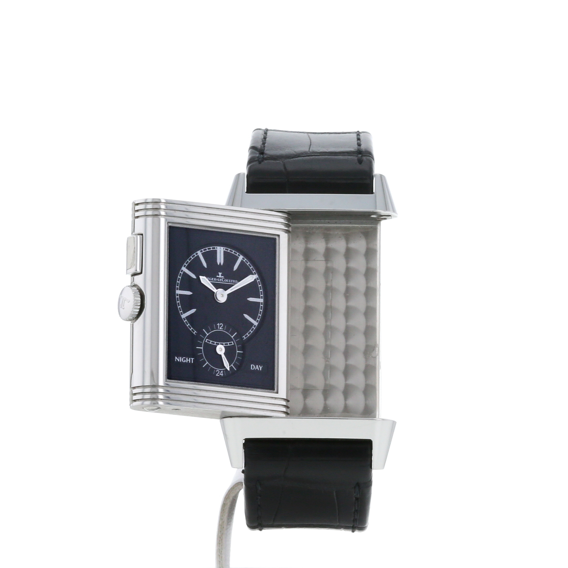 Montre Jaeger-LeCoultre Reverso-Duoface en acier Ref :  278.8.54 Vers  2016 - Detail D1