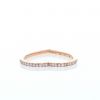 Repossi Antifer Hearts ring in pink gold and diamonds - 360 thumbnail