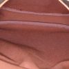 Bolso bandolera Louis Vuitton Saumur modelo pequeño en lona Monogram revestida marrón y cuero natural - Detail D2 thumbnail