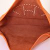 Hermes Evelyne large model shoulder bag in orange Potiron epsom leather - Detail D2 thumbnail