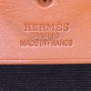 Sac bandoulière Hermes Herbag en toile noire et cuir naturel - Detail D3 thumbnail
