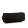 Hermes Herbag shoulder bag in black canvas and natural leather - Detail D4 thumbnail