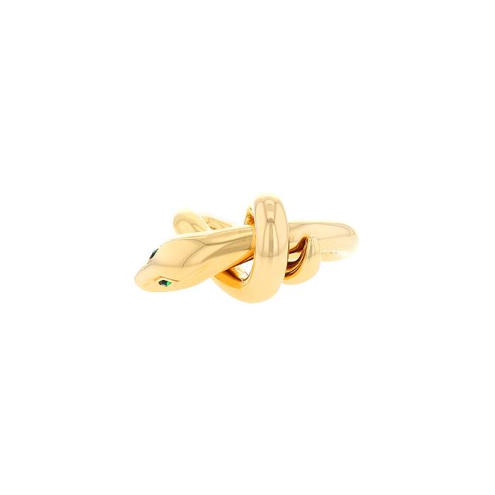Boucheron Trouble ring in yellow gold and tsavorites