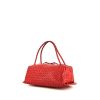 Bottega Veneta handbag in red intrecciato leather - 00pp thumbnail