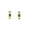 Boucheron Pluriel 1980's earrings in yellow gold,  diamonds and snakewood - 00pp thumbnail
