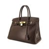 Hermes Birkin 30 cm handbag in brown Courchevel leather - 00pp thumbnail