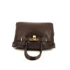 Hermes Birkin 30 cm handbag in brown Courchevel leather - 360 Front thumbnail