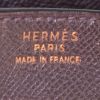 Borsa Hermes Birkin 30 cm in pelle Courchevel marrone - Detail D3 thumbnail