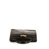 Handbag Hermès Kelly 32 cm in black crocodile - 360 Front thumbnail