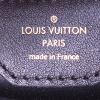 Sac bandoulière Louis Vuitton Capucines petit modèle en toile tressée rose blanche et noire et cuir noir - Detail D4 thumbnail