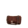 Bolso de mano Chanel Baguette modelo pequeño en cuero acolchado marrón - 00pp thumbnail