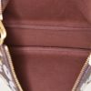 Bolsito de mano Louis Vuitton Pochette accessoires en lona Monogram marrón y cuero natural - Detail D2 thumbnail
