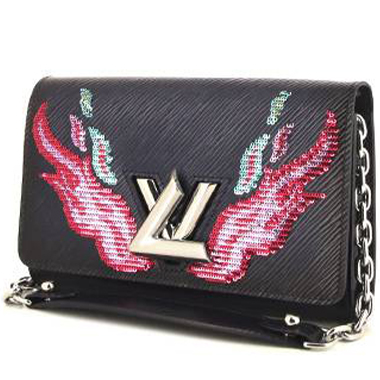 Buy Louis Vuitton Pre-loved LOUIS VUITTON Twist MM Epi Noir chain handbag  leather black 2WAY 2023 Online