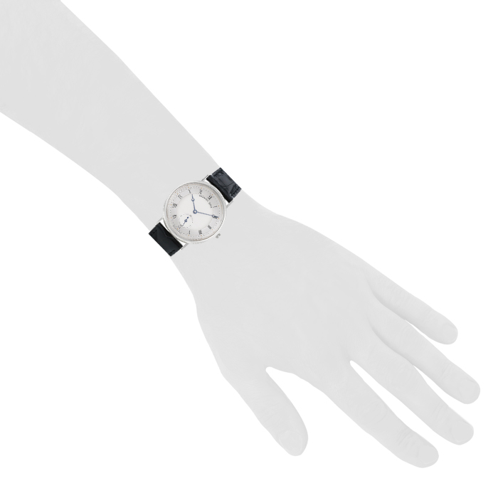 Montre Breguet Classic en or blanc Ref : 5907 Vers 1990 - Detail D2