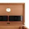 Louis Vuitton cigar case, for 150 cigars, in mahogany wood, Macassar ebony veneer and touches of pear tree, 2010s - Detail D2 thumbnail
