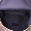 Sac à dos Louis Vuitton Palm Springs Backpack Mini en toile monogram marron et cuir noir - Detail D3 thumbnail