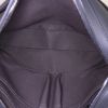 Porta-documentos Louis Vuitton en cuero negro y piel en damero grabada - Detail D2 thumbnail