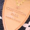 Sac de week end Louis Vuitton Keepall Editions Limitées en toile monogram multicolore noire et cuir naturel - Detail D3 thumbnail