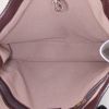 Louis Vuitton shopping bag in brown leather - Detail D2 thumbnail