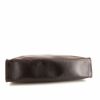 Louis Vuitton shopping bag in brown leather - Detail D4 thumbnail
