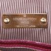 Louis Vuitton shopping bag in brown monogram canvas and burgundy leather - Detail D4 thumbnail