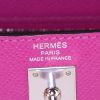 Borsa Hermes Kelly 25 cm in pelle Epsom porpora - Detail D4 thumbnail