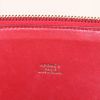 Bolso de mano Hermes Bolide 37 cm en cuero Courchevel rojo Casaque - Detail D4 thumbnail