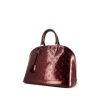 Bolso de mano Louis Vuitton Alma modelo grande en charol Monogram color burdeos - 00pp thumbnail