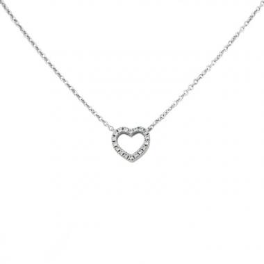 Collar Tiffany 
Co Metro en oro blanco y diamantes Collar Tiffany 
Co Metro en oro blanco y diamantes