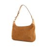Celine handbag in brown monogram suede and brown leather - 00pp thumbnail