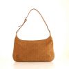 Celine handbag in brown monogram suede and brown leather - 360 thumbnail