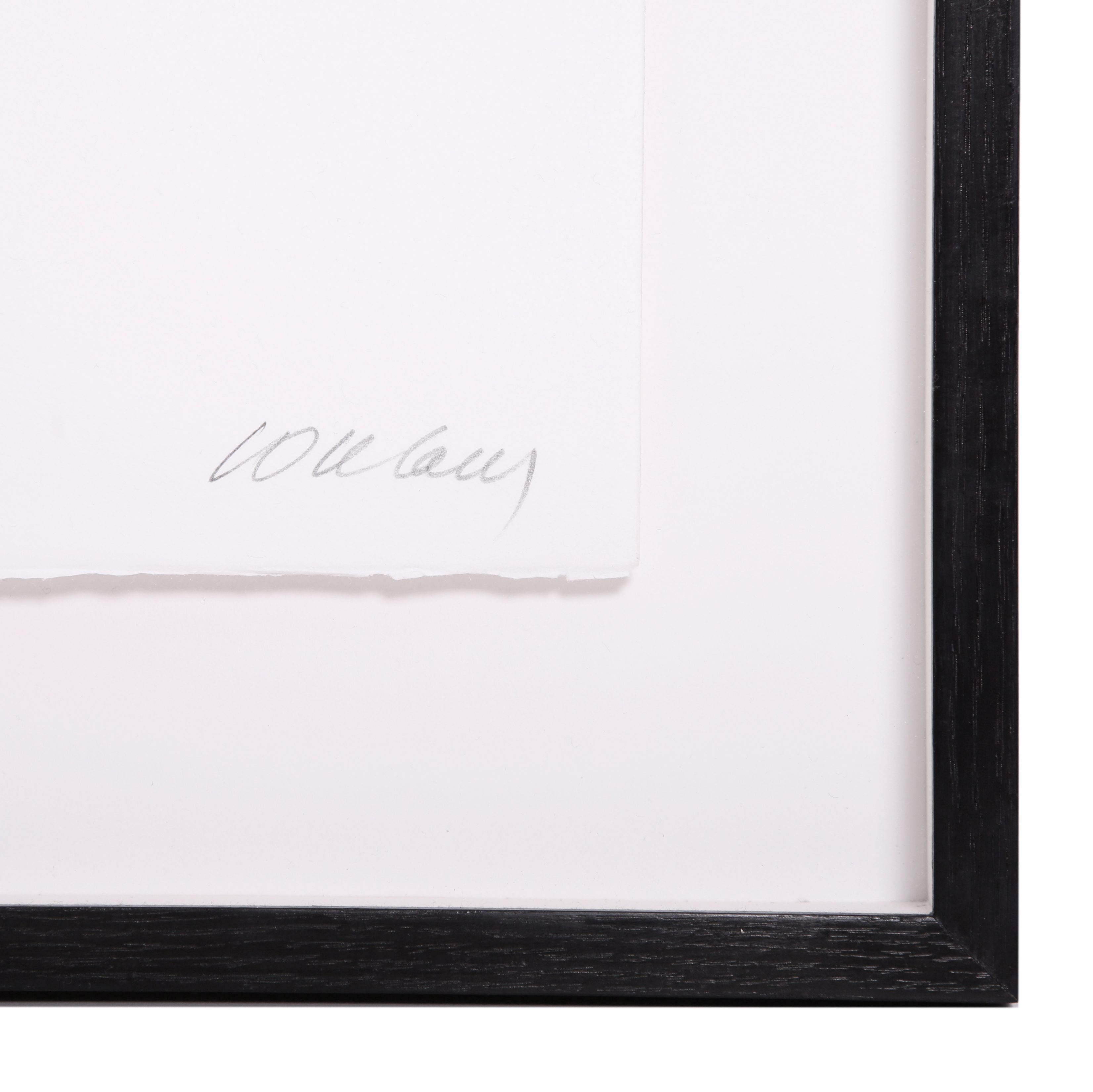 Pierre Soulages, "Sérigraphie 18", sérigraphie en couleurs, signée et numérotée, édition de 300 exemplaires numérotés, vendue encadrée, de 1988 - Detail D3