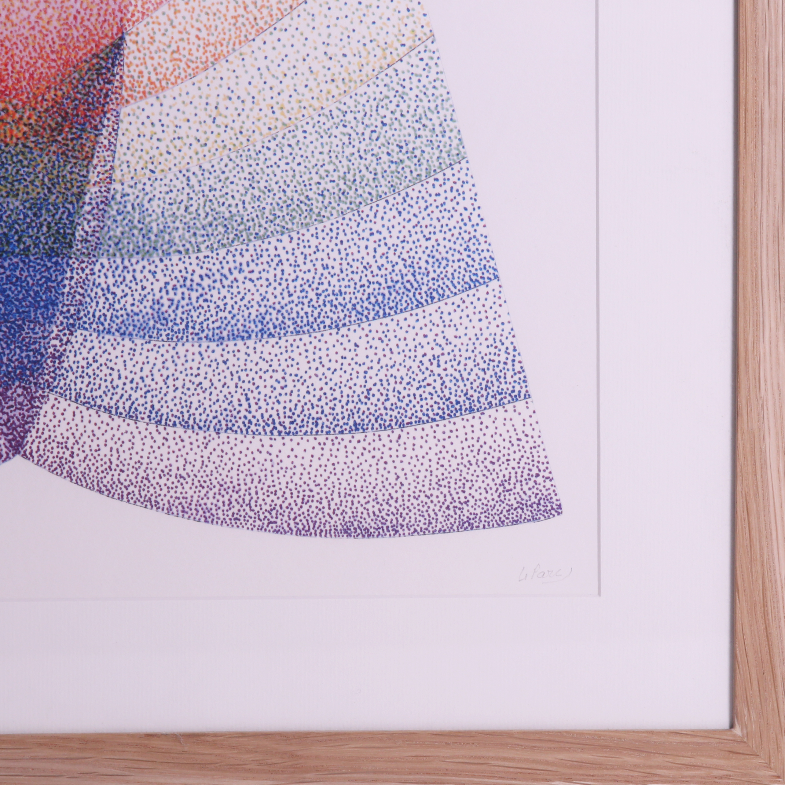 Julio le Parc, "Sans titre", sérigraphie en couleurs, signée et numérotée, édition de 12 exemplaires, de 2017 - Detail D2