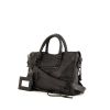 Balenciaga Metallic Edge handbag in black leather - 00pp thumbnail