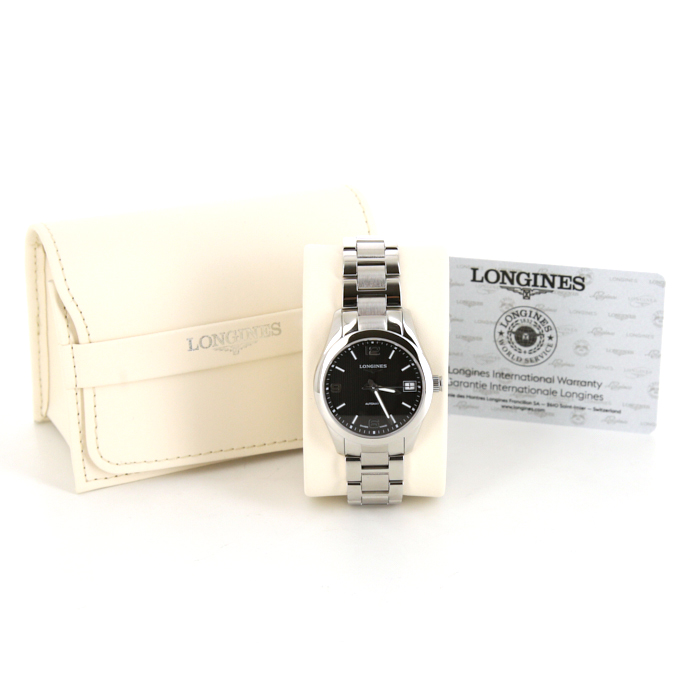 Longines Conquest watch in stainless steel Ref:  L2.385.4 Circa  2020 - Detail D3