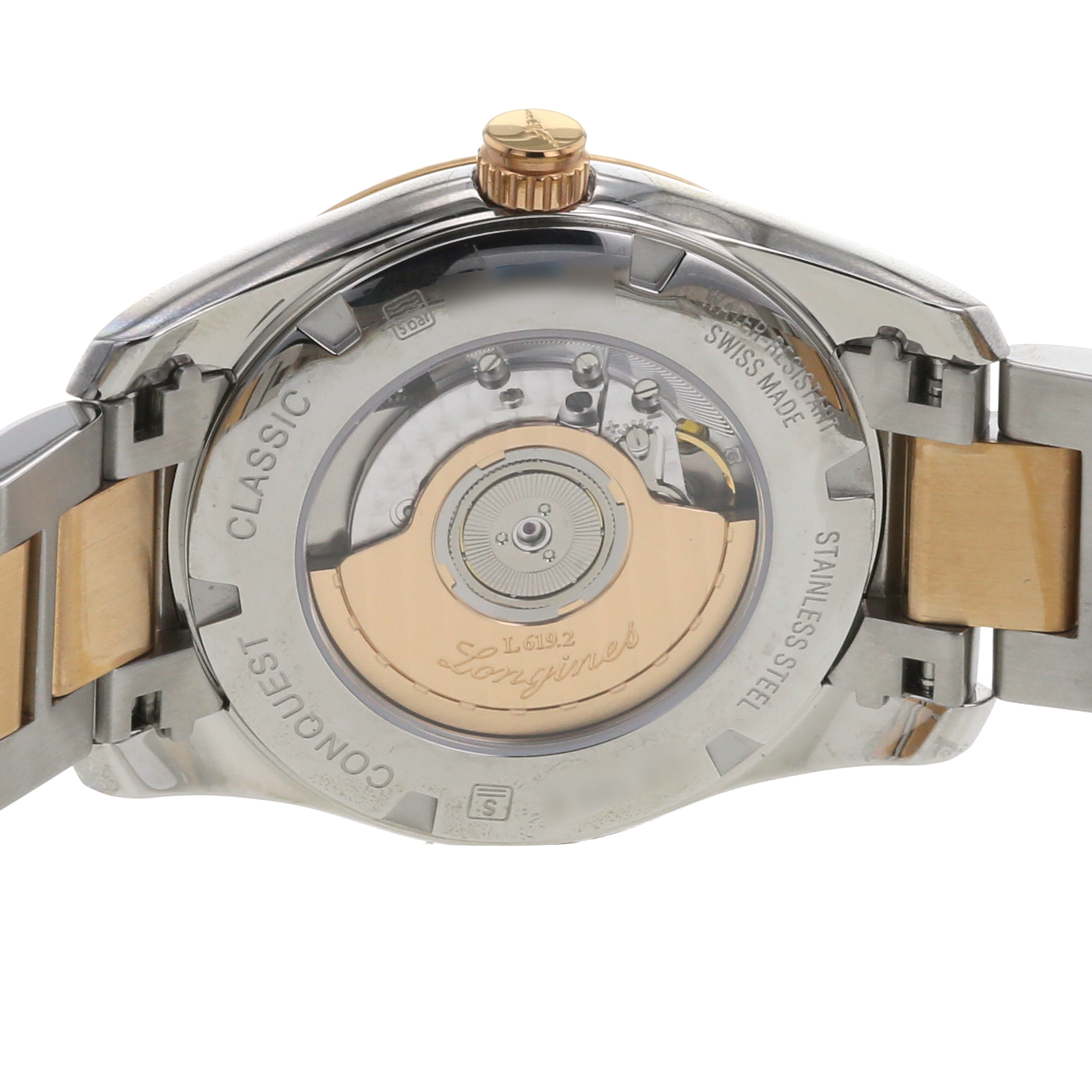 Orologio Longines Conquest in acciaio e oro placcato Ref : L2.785.5 Circa 2020 - Detail D1
