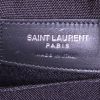 Mochila Saint Laurent City en lona negra y cuero negro - Detail D3 thumbnail