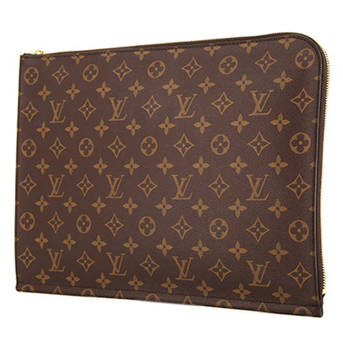 Porte-documents Louis Vuitton   en toile monogram marron