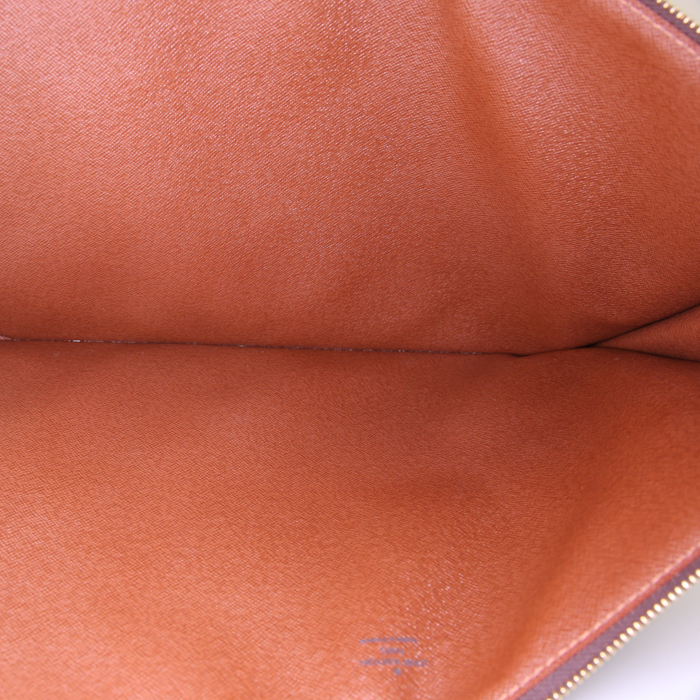 Borsa portadocumenti Louis Vuitton   in tela monogram marrone - Detail D2