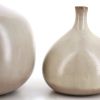 Jacques and Dani Ruelland, Set of three "Apple" and "Fig" vases in enamelled ceramic, from the 1960's, signed - Detail D1 thumbnail