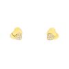 Fred small earrings in yellow gold and diamonds - 00pp thumbnail