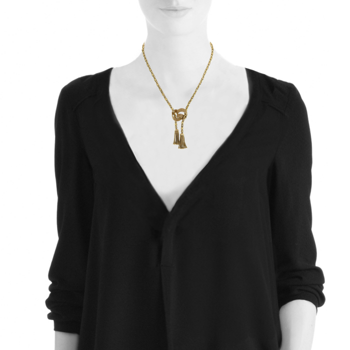 Collana Vintage in oro giallo - Detail D1