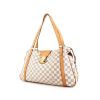 Louis Vuitton Stresa handbag in azur damier canvas and natural leather - 00pp thumbnail