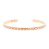 Bracelet jonc rigide ouvert Chanel Coco taille S en or rose - 00pp thumbnail