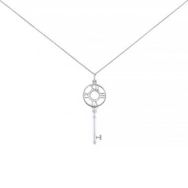 Collana Tiffany & Co Clé Atlas in oro bianco e diamanti
