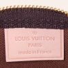 Bolso de mano Louis Vuitton Nano Speedy en lona Monogram revestida marrón y cuero natural - Detail D3 thumbnail