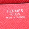 Sac à main Hermes Constance en cuir epsom rouge - Detail D4 thumbnail