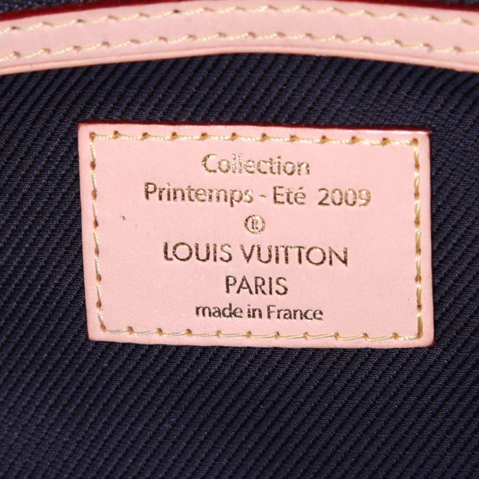 Pochette Louis Vuitton en toile monogram bordeaux - Detail D3